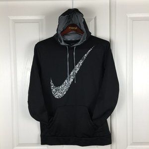 Nike Large Therma Fit Camo Swoosh Hoodie